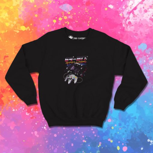 64 Bit Retro Gaming Sweatshirt