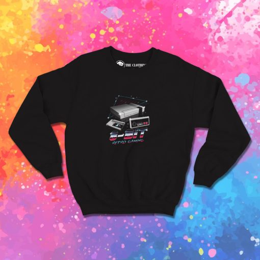 8 Bit Retro Gaming Sweatshirt