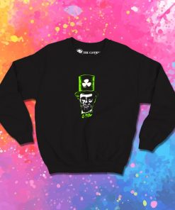 Abe Lincoln Irish Shamrock St. Patricks Day Themed Design Sweatshirt