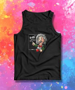 Albert Einstein Physicist Coffee Equation Tank Top