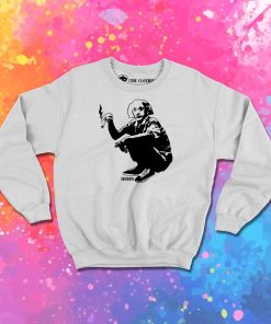 Albert Einstein Smoking Sweatshirt