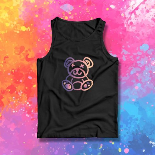 Animal Colorful Teddy Bear Cute Tank Top