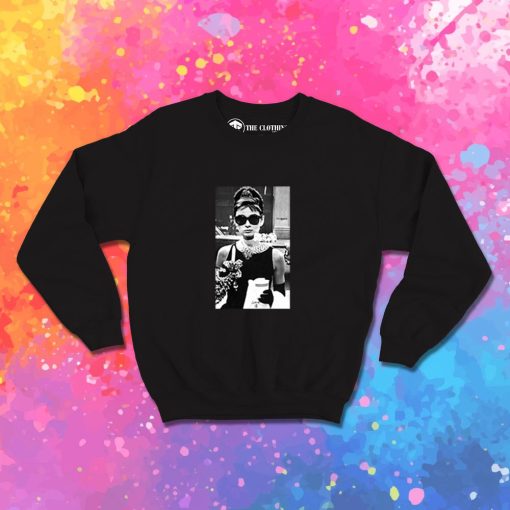 Audrey Hepburn Sunglasses Breakfast at Tiffany Sweatshirt