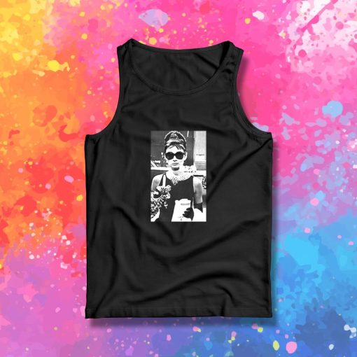 Audrey Hepburn Sunglasses Breakfast at Tiffany Tank Top