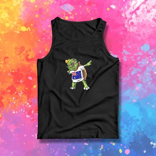 Australia Dabbing Turtle Tank Top