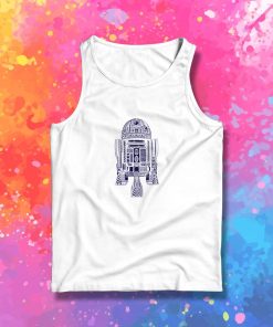 Aztec R2 D2 C1P8 Tank Top