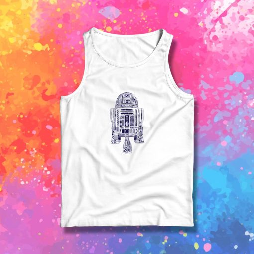 Aztec R2 D2 C1P8 Tank Top