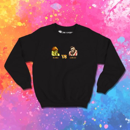 BLANKA VS ZANGIEF FIGHT Sweatshirt