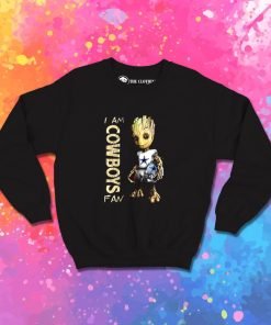 Baby Groot I Am Dallas Cowboys Sweatshirt