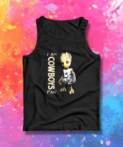 Baby Groot I Am Dallas Cowboys Tank Top