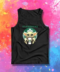 Baby Yoda Hug Starbucks Tank Top