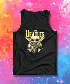 Baby Yoda Hugs The Beatles Tank Top