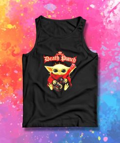 Baby Yoda hug guitar Five Finger Death Punch Tank Top