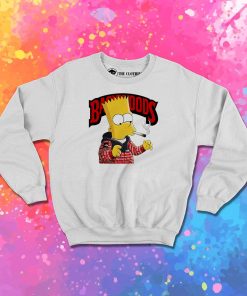 Backwoods Bart Simpson Smoking Sweatshirt