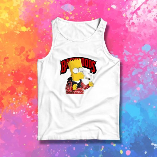 Backwoods Bart Simpson Smoking Tank Top