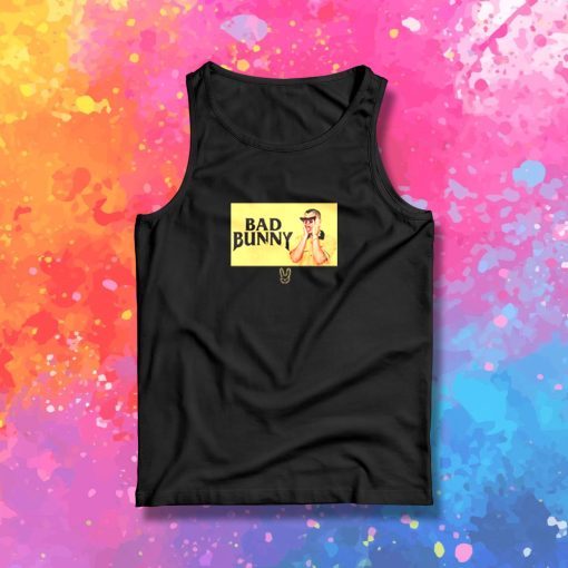 Bad Bunny Black and yellow Tank Top