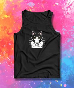 Bad cattitude cat prisoner Tank Top