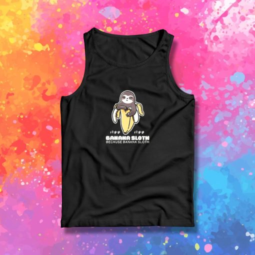 Banana Sloth Tank Top