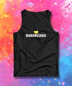 Bananaciaga Balenciaga Black Tank Top