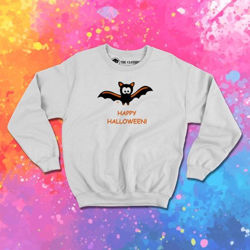 Bat Happy Halloween Moon Vampire Sweatshirt