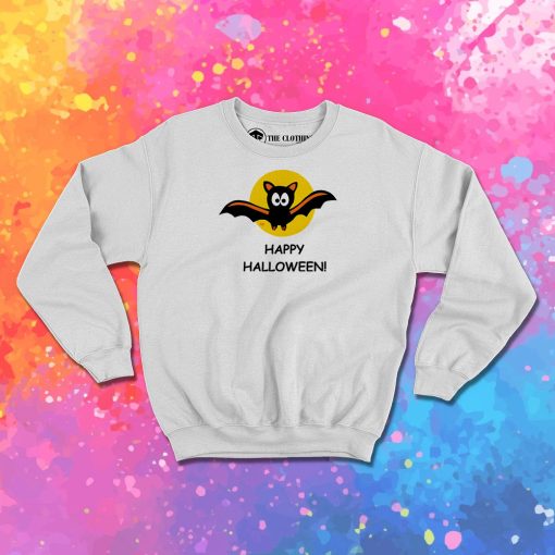 Bat Happy Halloween Party Sweatshirt