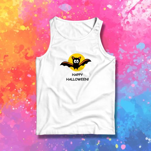 Bat Happy Halloween Party Tank Top