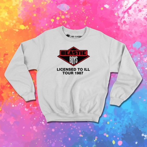 Beastie Boys Licensed to Ill Tour 1987 Sweatshirt