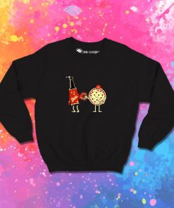 Beer Pizza Couple Best Friend Sweatshirt