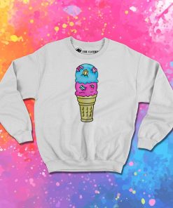 Bejeweled Ice Cream Cone Sweatshirt