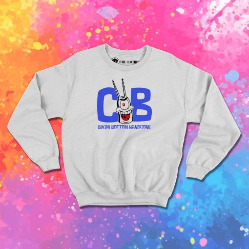 Bikini Bottom Hardcore WHITE Sweatshirt