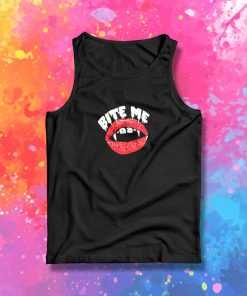 Bite me vampire Tank Top