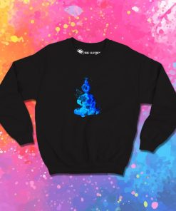 Blue Buddha Silhouette Sweatshirt