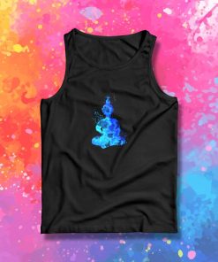 Blue Buddha Silhouette Tank Top