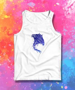 Blue Mandala Stingray Tank Top