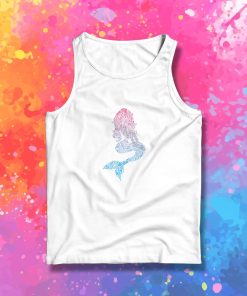 Blue and Pink Mermaid Tank Top