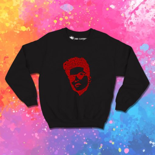 Bruno Mars Thypography Sweatshirt