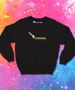 Brush Painting A Rainbow Sweatshirt