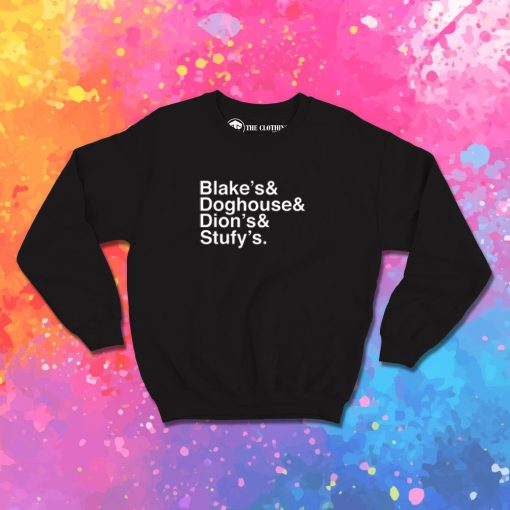 Burque Helvetica Sweatshirt