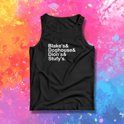 Burque Helvetica Tank Top