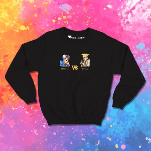 CHUNLI VS GUILE FIGHT Sweatshirt