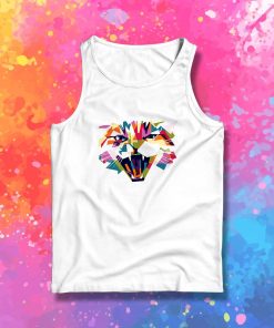 Cat 2D Colorfull Tank Top