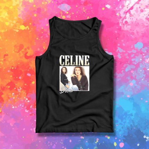 Celine Dion Casual Vintage Tank Top