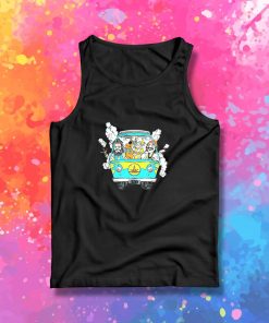 Cheech And Chong With Scooby Doo Smoke Tank Top