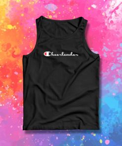 Cheerleader Champion Logo Black Tank Top