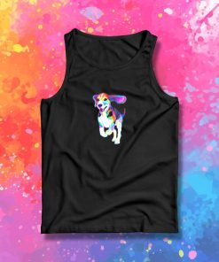 Colorful Beagle Tank Top