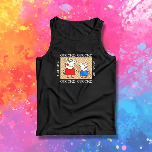 Cool Gucci Peppa Pig Tank Top