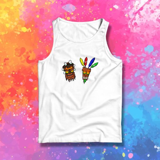 Crash Bandicoot Uka Uka et Aku Aku Tank Top