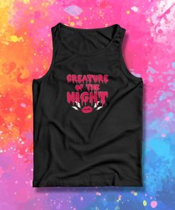 Creature of the Night Rocky Horror Slogan Tank Top