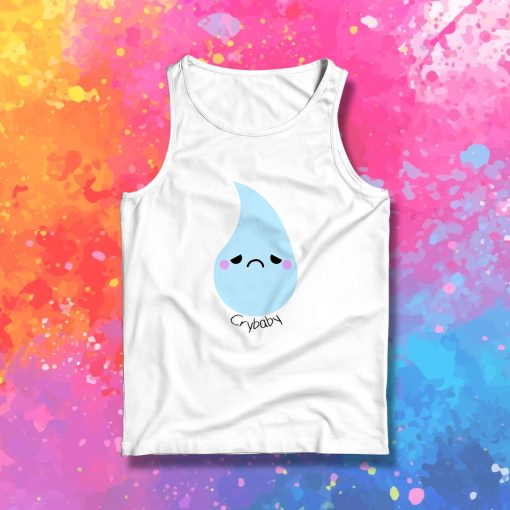 Cry Baby tear drop vector Tank Top