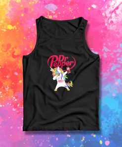 Dabbing Unicorn Love Dr Pepper Tank Top